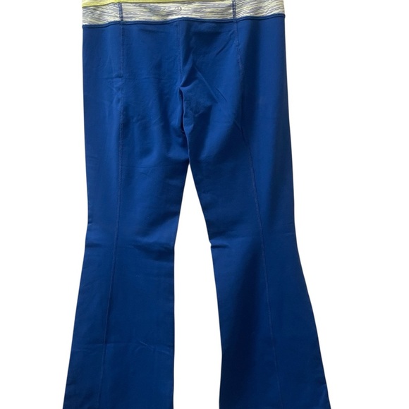 lululemon athletica Blue and Yellow Flare Leggings - Picture 2 of 3